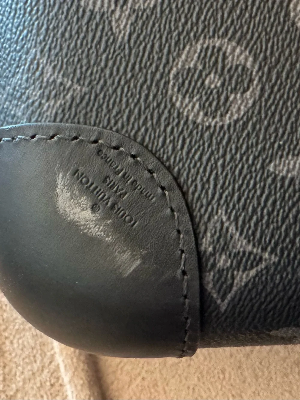 Louis Vuitton Horizon 55 Monogram Eclipse Black